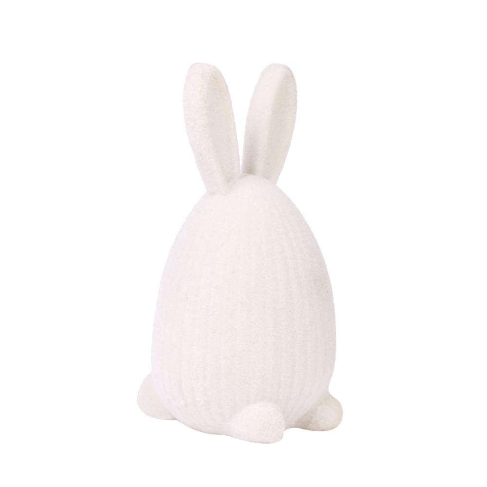 Resin Easter Rabbit Figurine Multicolor Cartoon Buuny Statue Creative Miniature Knickknacks  Gift