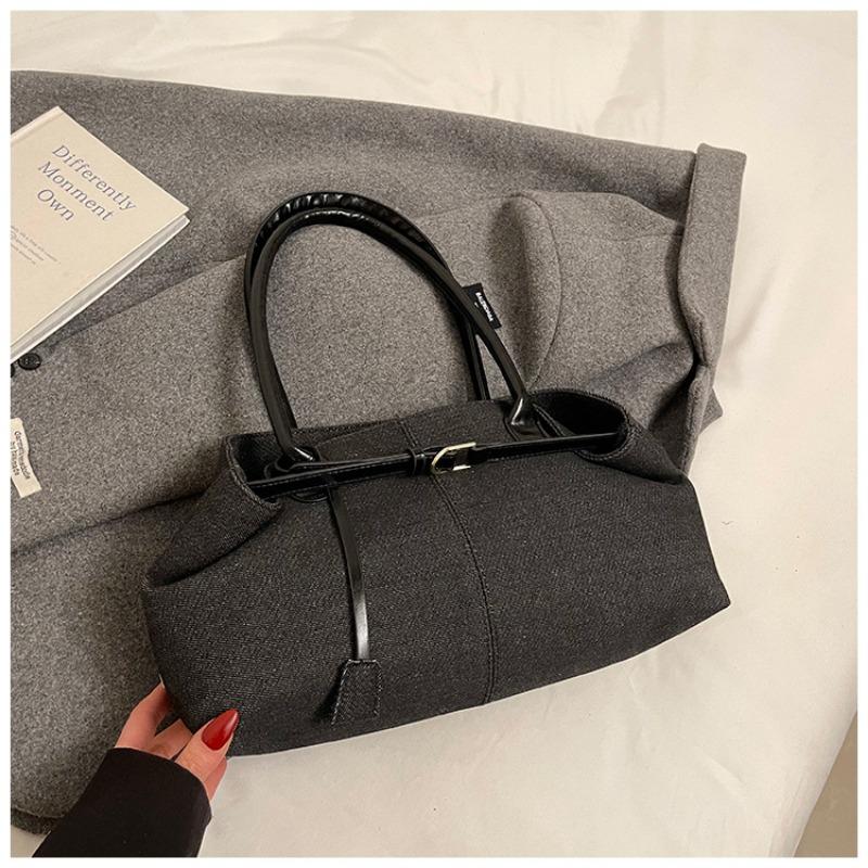 Джинсовая сумка женская новая повседневная универсальная модная популярная наплечная сумка большой вместимости сумка-тоут для поездок на работу