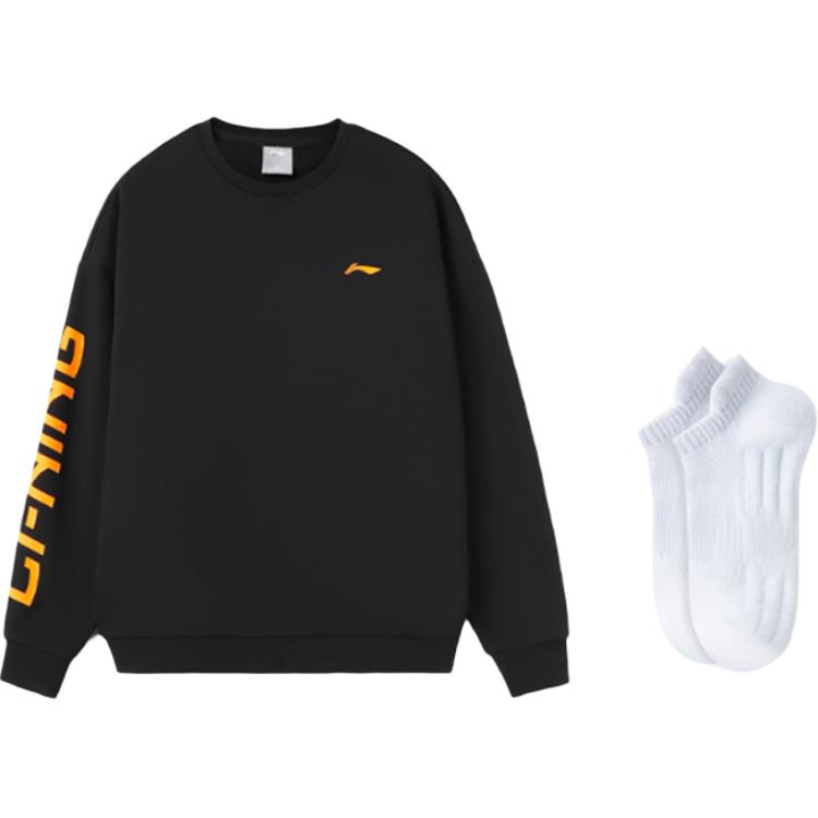 Свитшот Li Ning Унисекс Черный AWDRF44-1