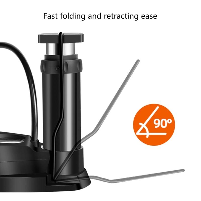 Накачка шин, воздушный компрессор с манометром для ножного воздушного насоса мотоцикла