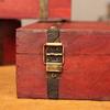 Vintage Wooden Desktop Jewelry and Keepsake Box