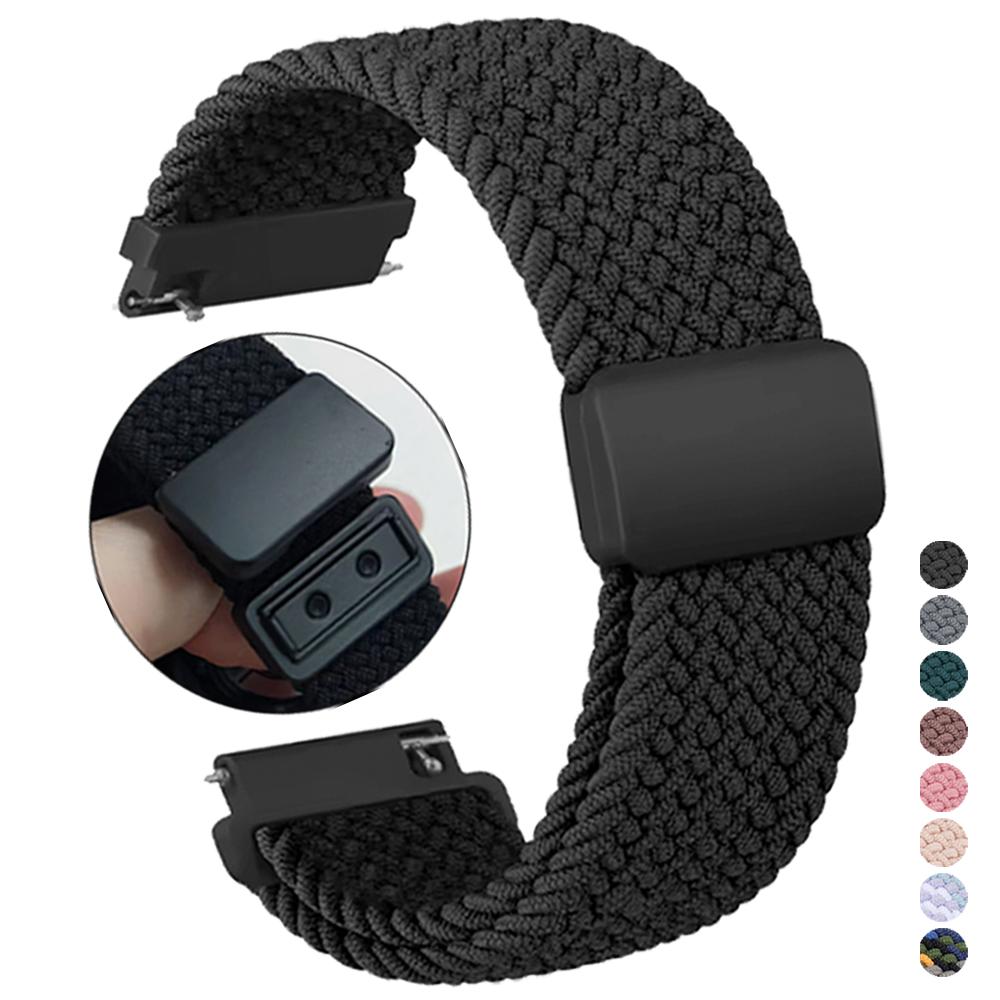20 мм 22 мм Нейлоновый ремешок для Garmin Venu 4 2 3 sq Forerunner 570 265 165 Плетеный браслет для AMAZFIT BALANCE2 Спортивный дышащий ремешок