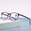 Men Women Anti Blue Light Reading Glasses Computer Glasses Ultralight Round Presbyopia 0 + 1.0 +1.5 +2.0 +2.5 +3.0 +3.5 +4.0 Diopter