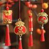 Пластиковый 2025 Красный Китайский Новый год Подвеска Милый Фэн-шуй Шарм Торговый центр
