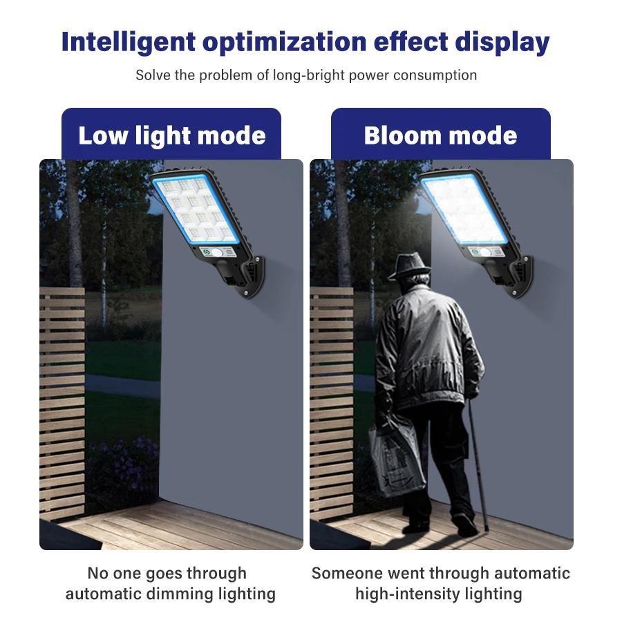 Solar Outdoor Lights 1-4PCS - Waterproof Motion Sensor LED Wall Lamp, Security Lighting for Garden Street Yard Easy Installation