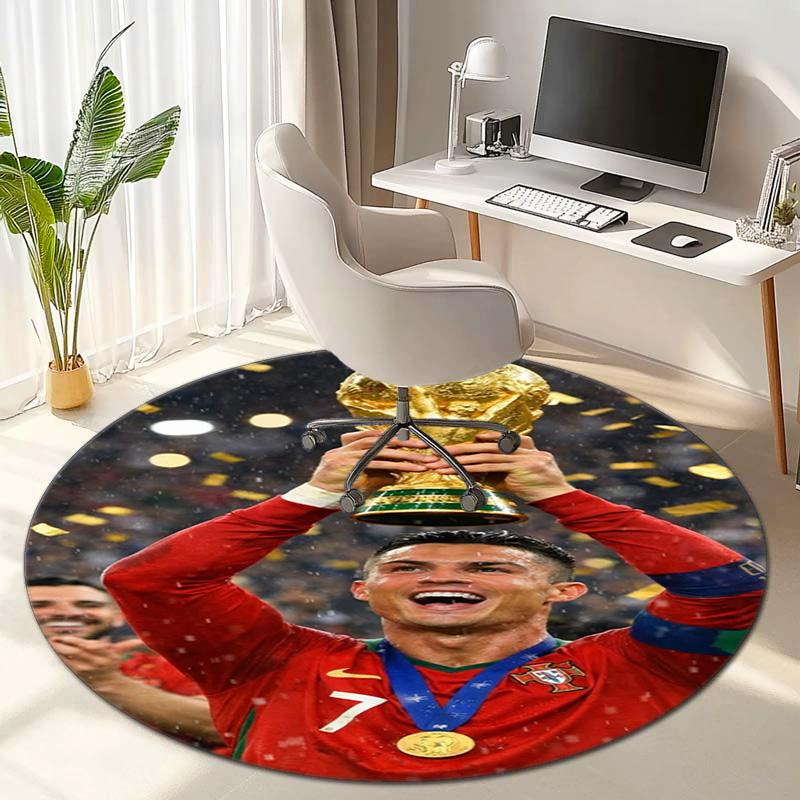 Cristiano Ronaldo Portugal'S Golden Triumph Carpet Home Decor Floor Mats Protective Pad Doormat Christmas Gifts