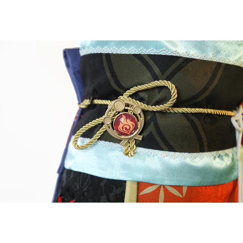 Naganohara Yoimiya Косплей Костюм Yoimiya Comabat Униформа Хэллоуин костюм для женщин