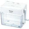 Nakabayashi Hand Shredder Home Tabletop Crosscut Compact White HES-H01W