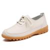 Fashion Women's Shoes Flat Casual Mother Shoes Breathable Spring/summer Lightweight Lace-up Work Leather Women's Loafers Plus Size