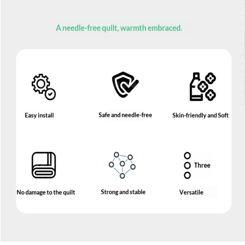 Пистолет для этикеток Держатель для квилтов Пистолет для бирок Мягкий силиконовый Безигольный защелкивающийся Одноигольный швейный пистолет Не оставляющий следов лист Противоскользящий инструмент