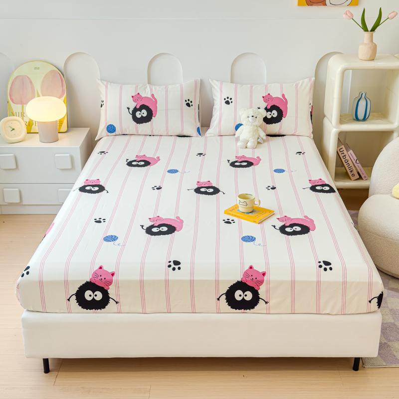 100% хлопок простыня на резинке мягкая покрывало для кровати приятные для кожи простыни домашний чехол для матраса эластичное постельное белье lençol (Нет наволочки)