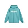 Li Ning CF Suo Fang Si Qu Ye Letter Print Hooded Fleece Loose Pullover Sweatshirt Unisex Sweatshirt Forest-Green AWDTB01-3