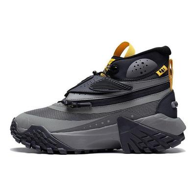 Li Ning CF Su Series Lin Chuan Dream Chasing Theme Высокие спортивные повседневные туфли мужские кроссовки серые черные AGLS151-1