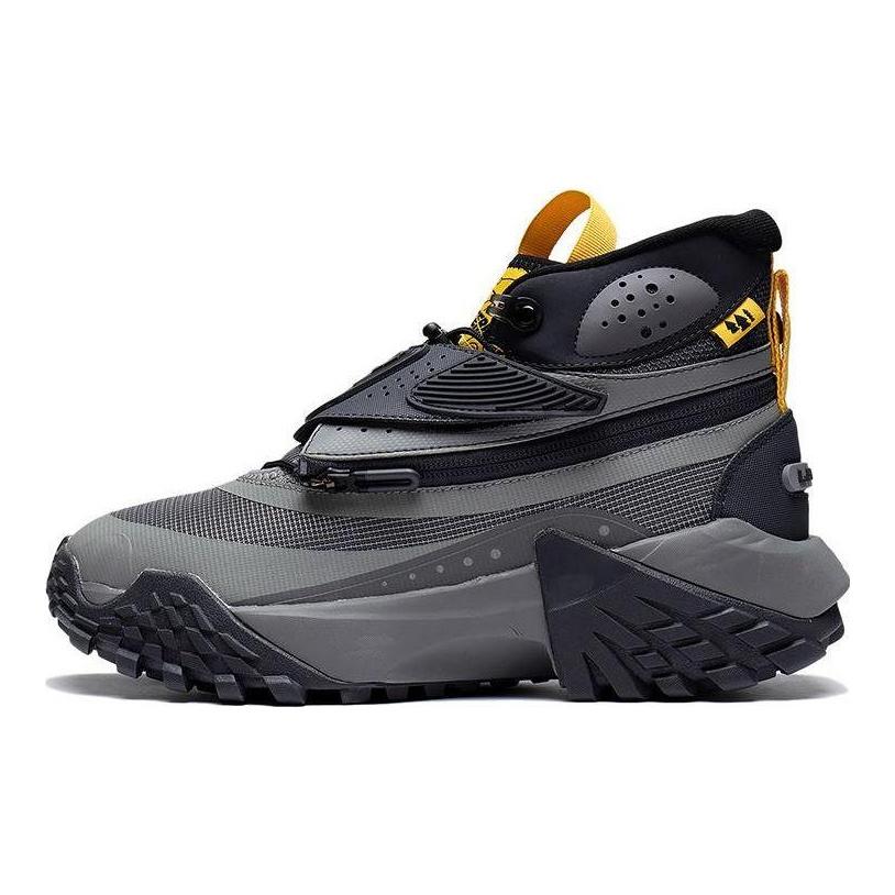Li Ning CF Su Series Lin Chuan Dream Chasing Theme Высокие спортивные повседневные туфли мужские кроссовки серые черные AGLS151-1