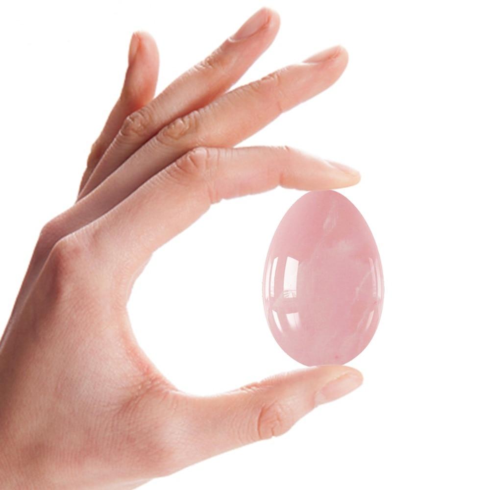 Yoni Egg Rose Quartz Jade Women Kegel Ben Wa Balls Crystal Kink Kegel Exercisers