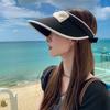Шляпа-котелок с широкими полями и открытым верхом, солнцезащитная шляпа, шляпа от солнца, защита от УФ-лучей, шляпа от солнца, женская модная шляпа для отпуска