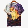 Unisex T-Shirts Cat Graphic T-Shirt 3D Animal Print Short Sleeve Tops Summer Tees Streetwear Oversized Loose Men's Clothing 6XL