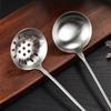 Набор кухонных принадлежностей из нержавеющей стали 304, лопатка, дуршлаг, ложка для супа, ложка для риса, лопатка с деревянной ручкой, кухонные принадлежности для приготовления пищи