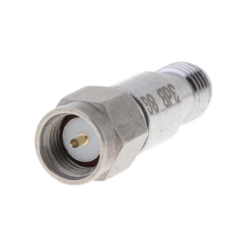 RF Coaxial Attenuator SMA Male to Female DC-6GHz 8GHz 2W 50ohm Used Communications Aviation Fixed Attenuator
