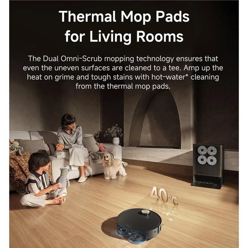 A25F-For Dreame X60 Max Ultra Mop Cloth-Washable Thermal Storage Cleaning Pad For Floor Cleaning(4Pcs)
