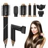 Hair Dryer Comb Multifunctional Electric Hair Straightener Automatic Curling Wand Hair Beauty Artifact Foldable Six-In-One