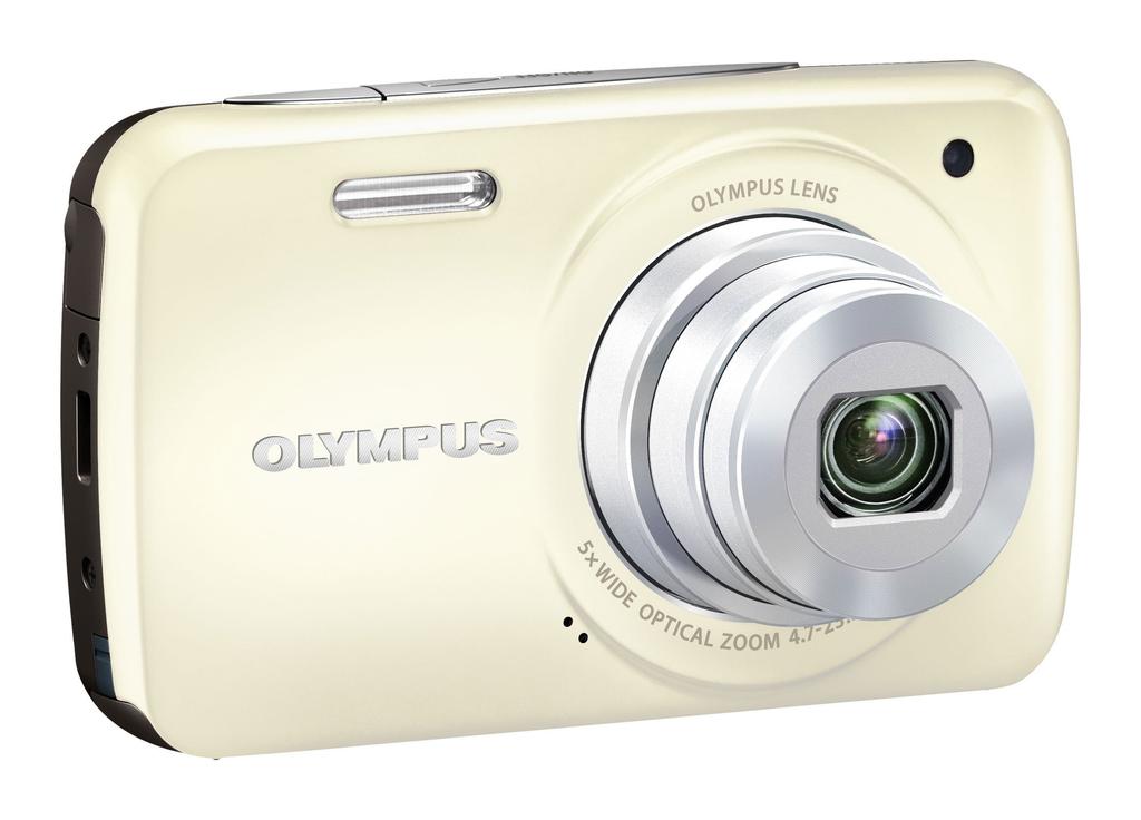 OLYMPUS Digital Camera 14 5x Optical DIS HD 26mm Wide 3D Photo Function VH-210 White, Megapixels, Zoom, Movie, 3.0-inch LCD, Angle,
