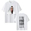 Singer Rosalia Lux 2026 Album Tour Print T Shirts Unisex Unisex Fashion Casual Cotton Vintage Oversized Aesthetic Trendy TShirt