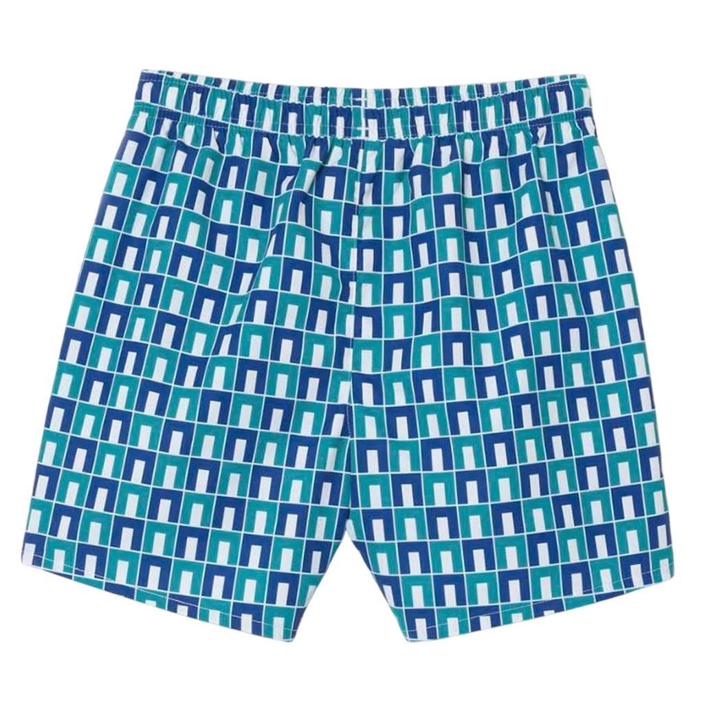 Lacoste Childrens/Kids Monogram Taffeta Swimming Trunks