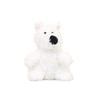Cute White Westie Plush Keychain Fluffy Dog Bag Accessory Short Fur 13cm