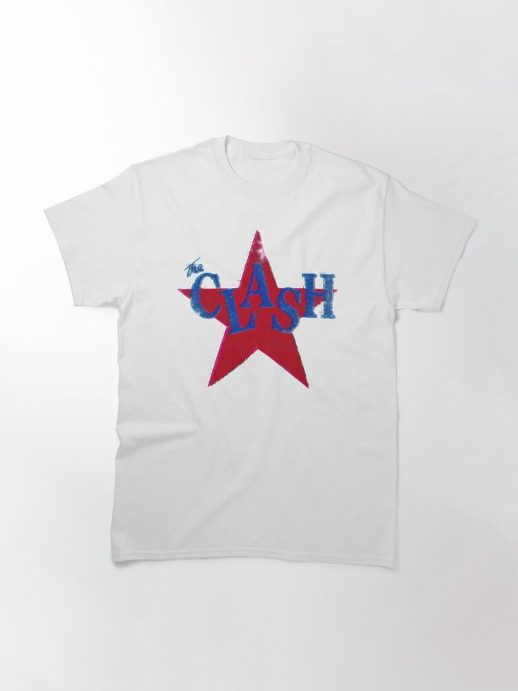 The Clash the clash distressed offset star graphic Classic T-Shirt