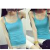 Women's Large Size Round Neck Knit Camisole – Solid Color, Summer Bottoming & Outerwear