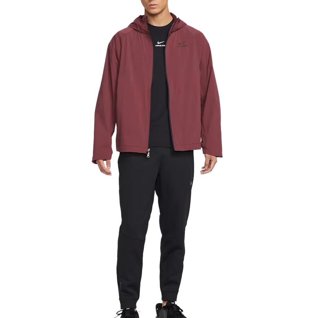 Nike Мужская дышащая теплая куртка на молнии Therma-Fit Adv Pro Octa для активного отдыха и спорта HV3798-619