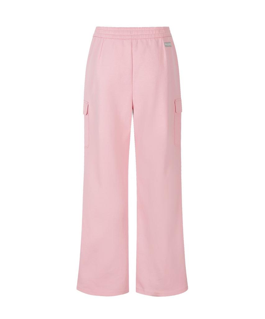 DISCOVERY EXPEDITION Women'S Tech Knit Training Semi-Wide Cargo Pants (L/Pink)