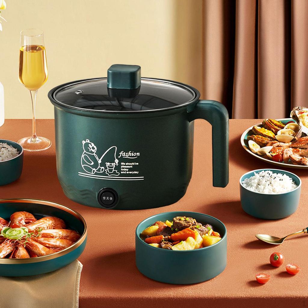 Маленькая электрическая рисоварка 600 Вт, кастрюля для приготовления лапши, рамена, пельменей, стейка только