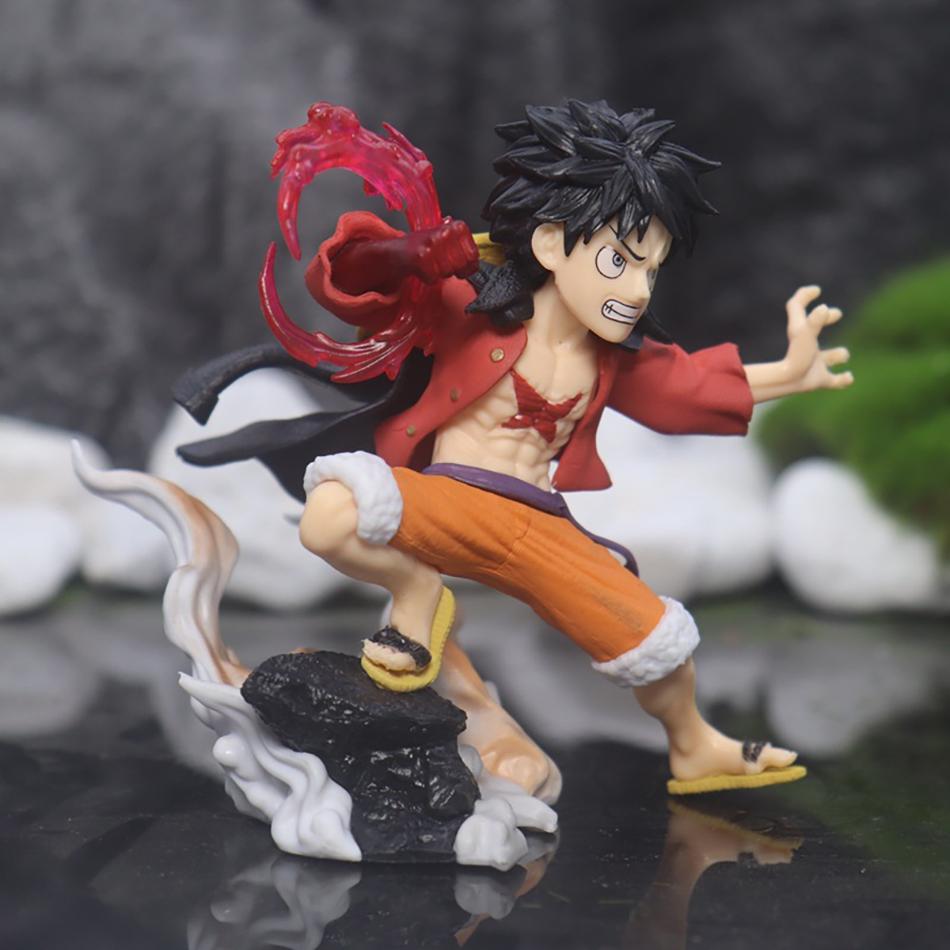 Аниме One Piece Манки Д. Луффи Аниме Экшен Модель Боевой Стиль Игрушки ПВХ Фигурка Коллекционная Модель Кукла Украшение Подарок на День Рождения
