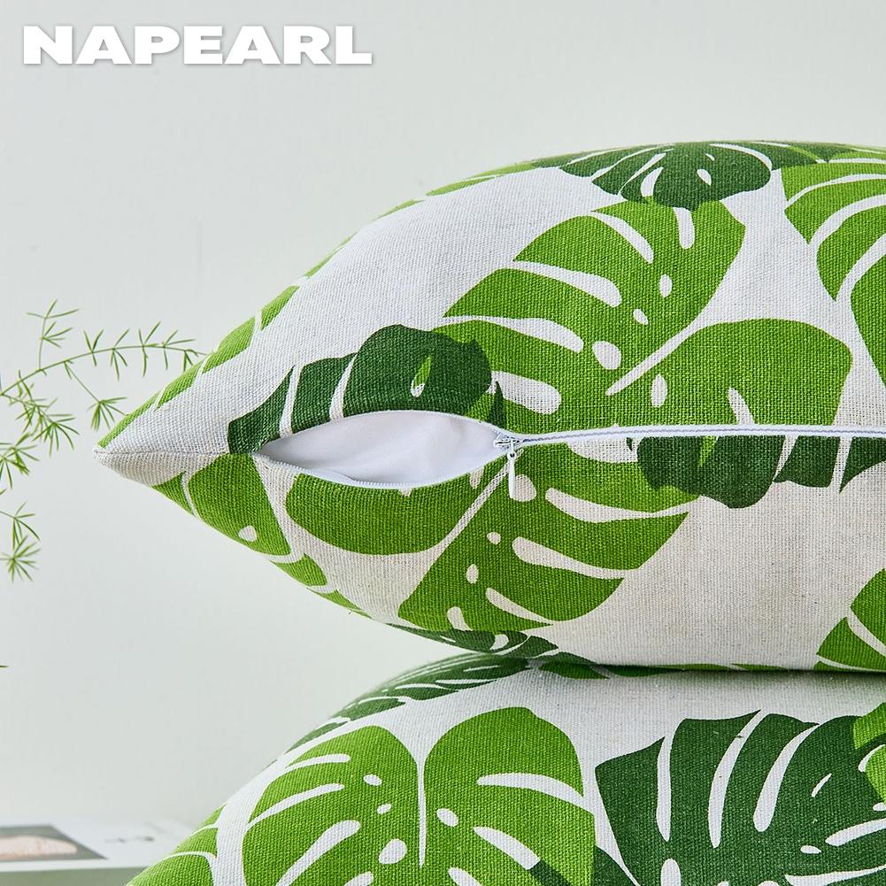 1 шт. NAPEARL Модная Подушка в Сельском Стиле Зеленая Удобная Мягкая Наволочка для Дивана Гостиной Спальни Домашний Декор 30x50 см/45x45 см/50x50 см