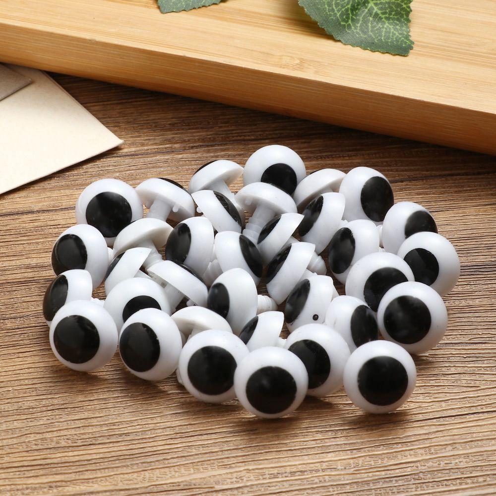 DIY White&Black Safety Doll Eye Animal Puppet Accessories Doll Eyes Craft Stuffed Toys Parts