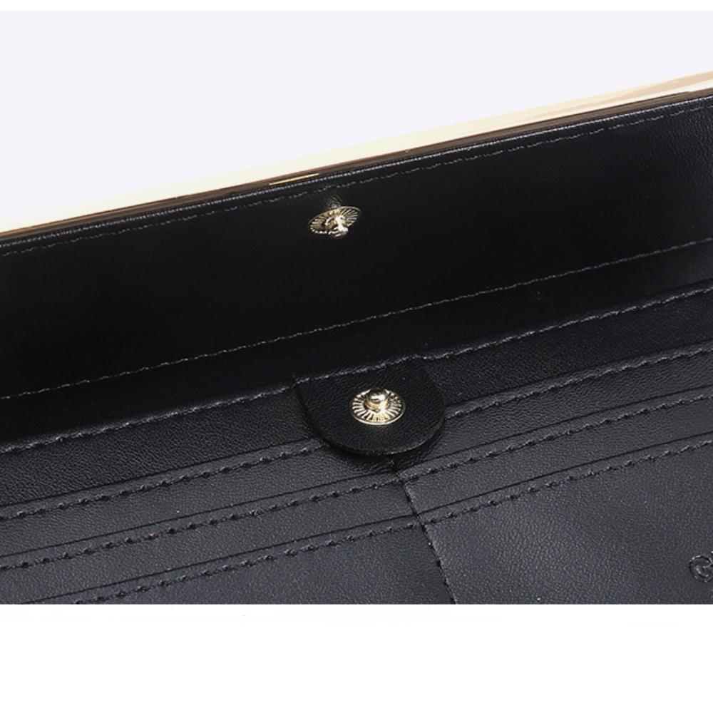 Кожаный женский кошелек, новый женский длинный кошелек, большой емкости, клатч с несколькими картами, кожаный кошелек, сумка для мобильного телефона