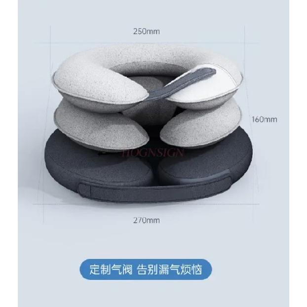 Inflatable cervical traction device, medical neck protection, pillow neck support, neck forward tilt correction device