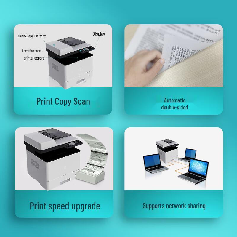 LANXUM GA7341dn A4 Black & White Laser Multifunction Printer CN plug (adapter included)