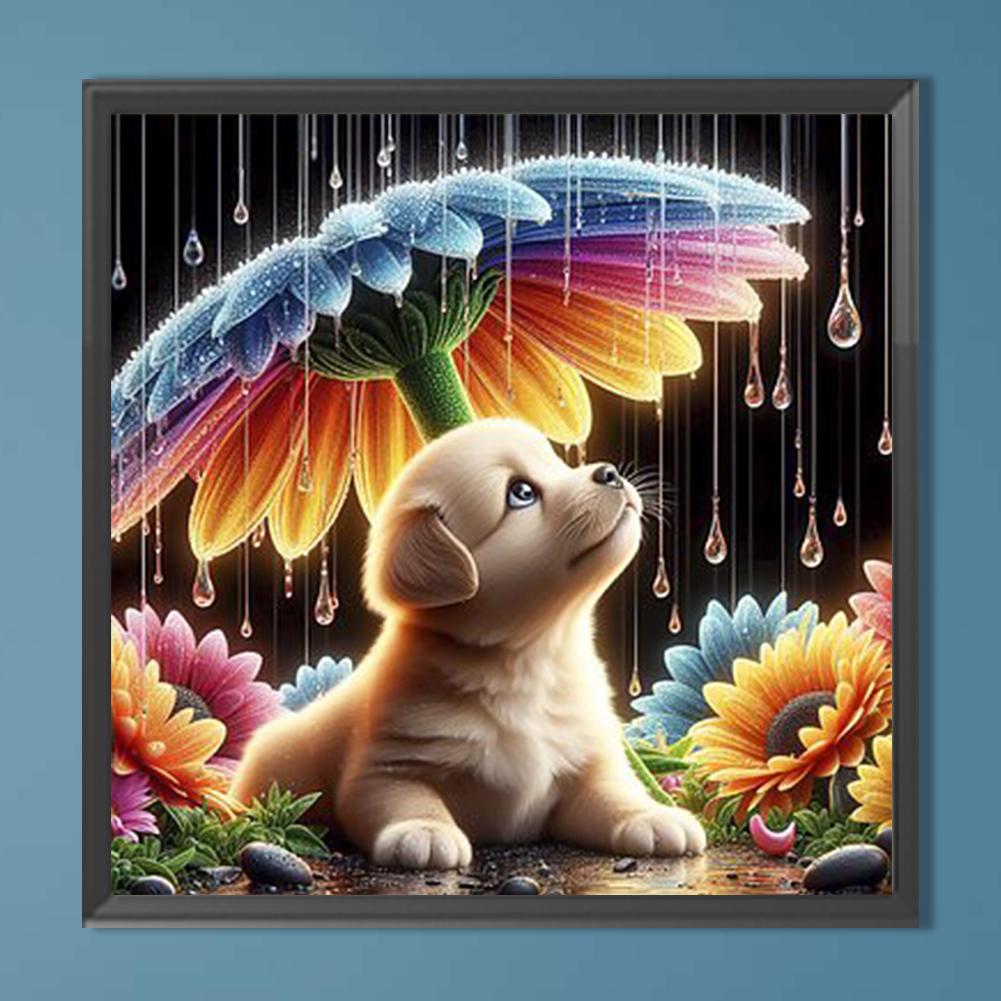 FE# 5D DIY Full Round Drill Diamond Painting Dog Pig Kit Home Decor Art Craft