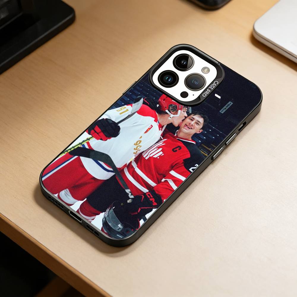 H-Heated R-Rivalry Phone Case For iPhone 17,16,15,14,13,12,11 Plus,Pro Max,XS,Colored Silver Plated Inside Cover