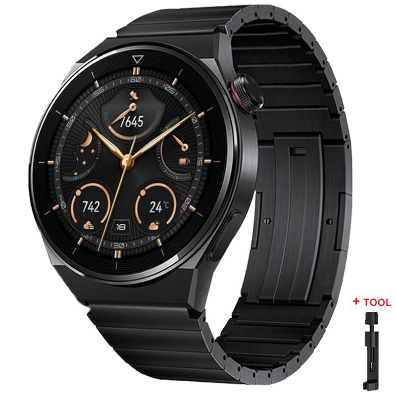 22мм Титановый ремешок для Huawei Watch 6 GT4-5-6 Pro 46мм Модный легкий металлический браслет для Amazfit GTR 4 3/Balance 2/Bip 6 5
