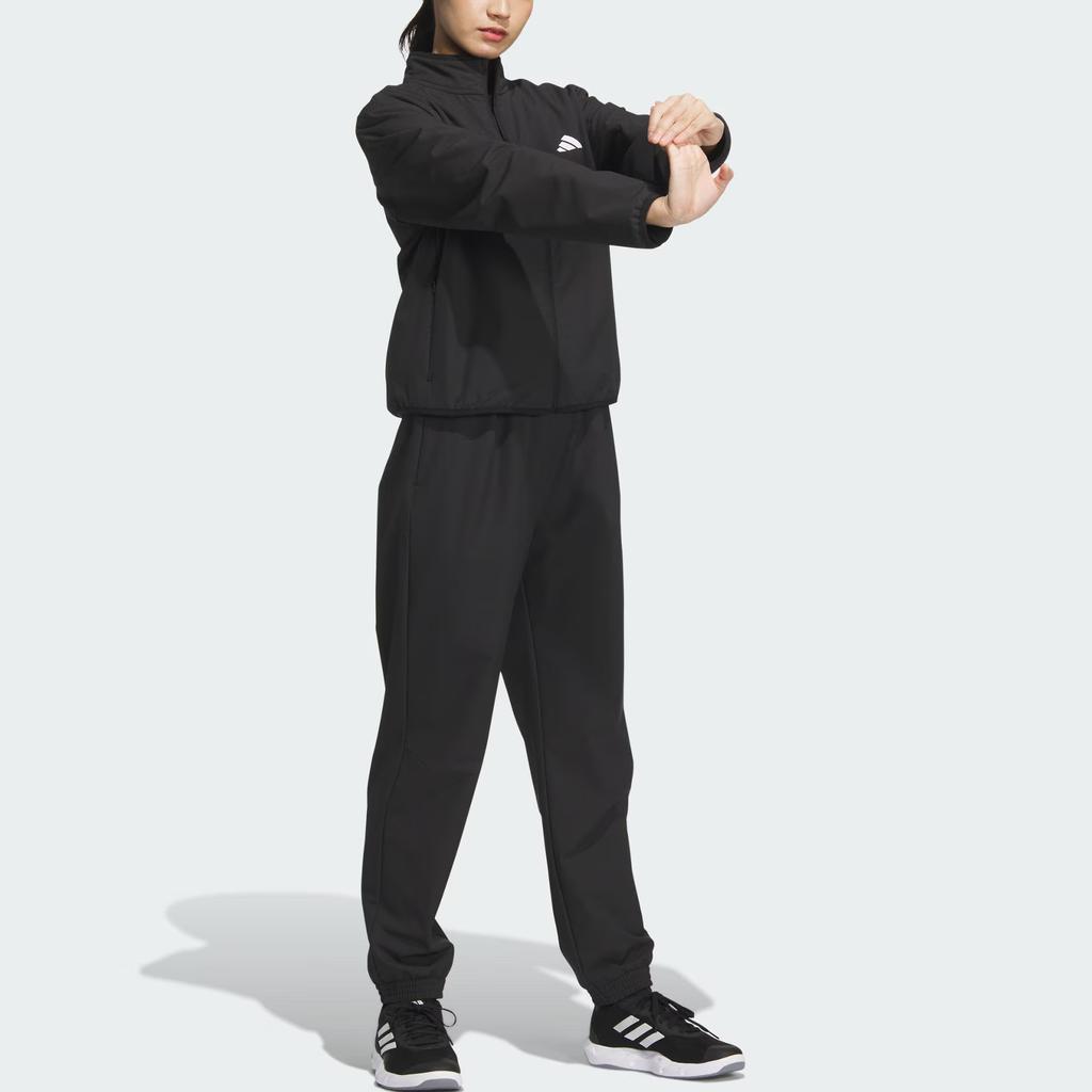 Adidas Cold.Rdy Climacool водонепроницаемая ветрозащитная теплая спортивная куртка с воротником-стойкой женские куртки черного цвета KA7075