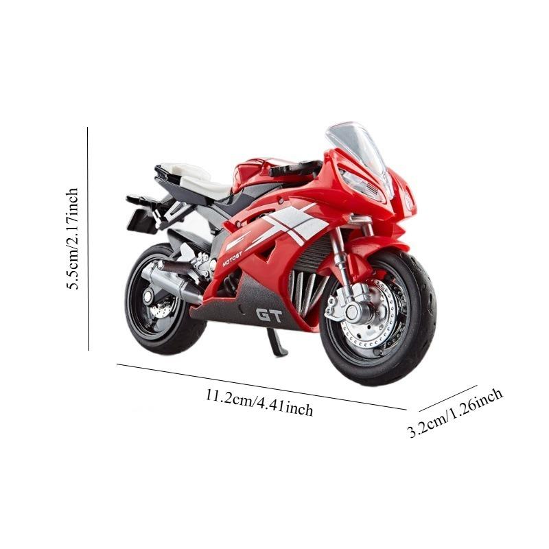 1PC 1:18 alloy motorcycle model Yamaha locomotive ornament simulation toy gift model car