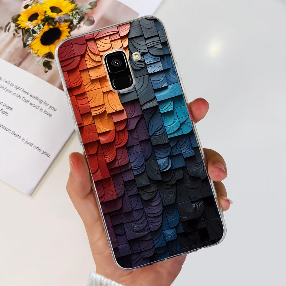 Чехол для Samsung Galaxy A8 Plus 2018 SM-A730F Чехол Милый Мультяшный Силиконовый Мягкий ТПУ Чехол для Телефона Для Samsung A8 2018 SM-A530F Coque