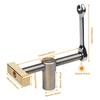 Brass Material Woodworking Bench Dog Adjustable Workbench Fast Fixed Clamp  Desktop Hole