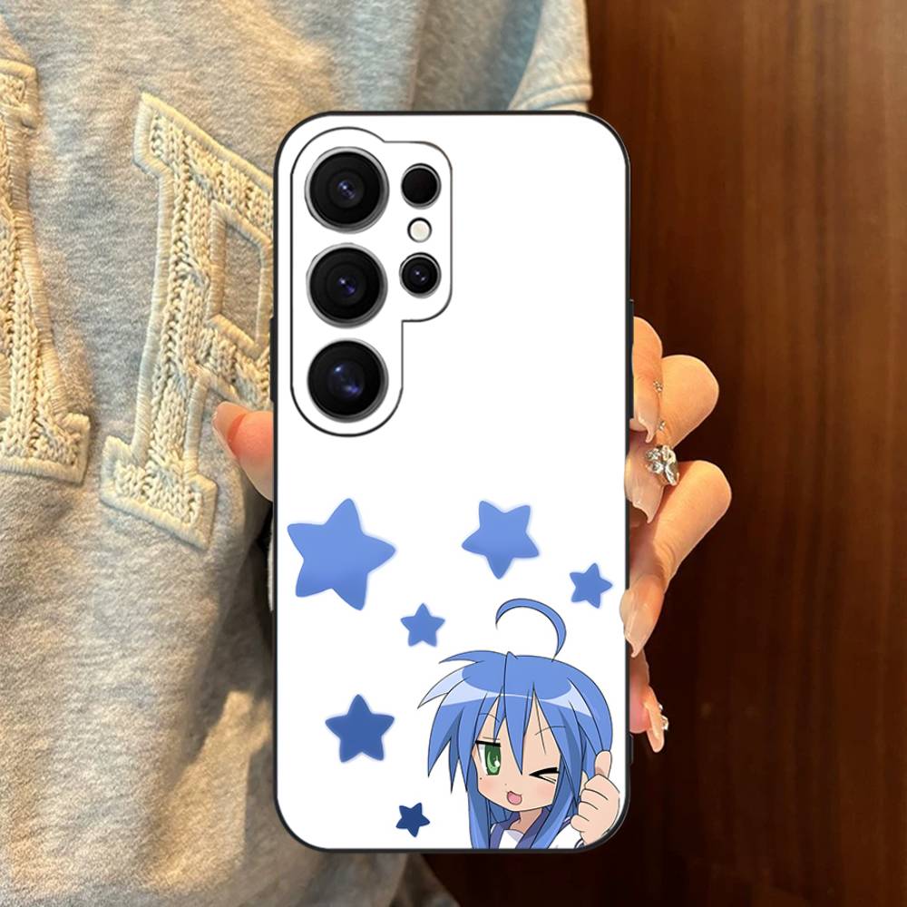 Чехол для телефона K-Konata Izumi Lucky S-Star для Samsung S 24 Fe 25 Ultra Plus 20 Lite 21 30 22 23 24 22 Ultra 5G Fundas