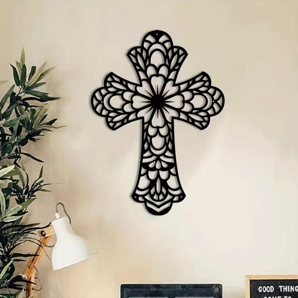 Креативные декоративные настенные украшения из металла - современные модные подвесные украшения. Красивые винтажные подвесные кресты для декора стен