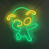 Инопланетянин Неоновый Зеленый Инопланетянин Неоновое Настенное Украшение Неоновая Вывеска Спальня Бар Бар Вечеринка Клуб Светодиодный Ночник Вывеска Подарок Вывеска, Вывеска, (37×29СМ)